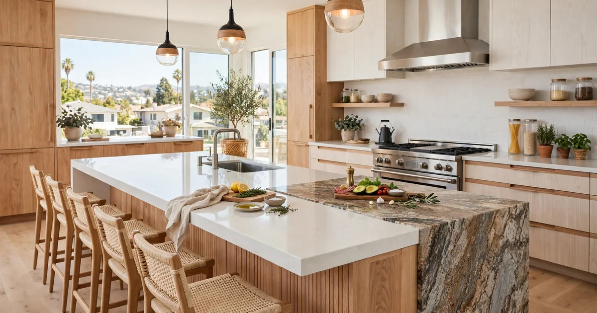Quartz vs granite countertops for a kitchen remodel in San Jose